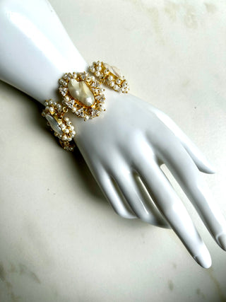 Pearl & Crystal Bracelet