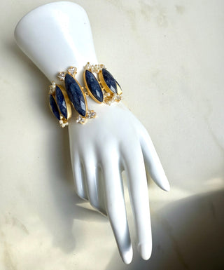 Grace Lapis Bracelet