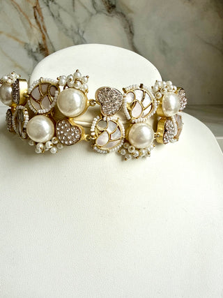 Neelam Pearl Choker Set