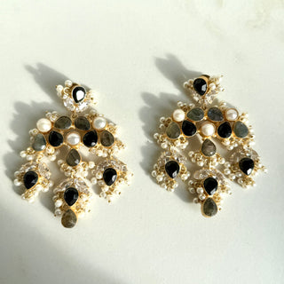 Seraphina Black Earrings