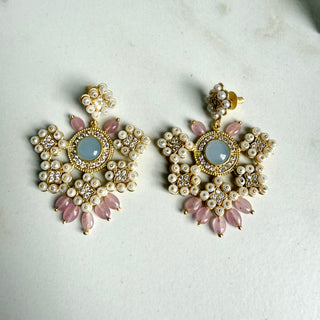 Zaria Baby Pink Floral Drops