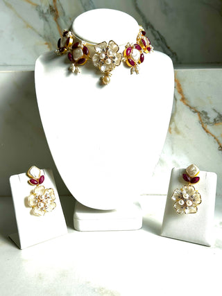 Flower Ruby Set