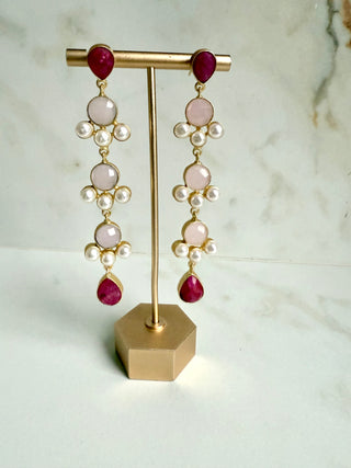Amara Pink Earrings