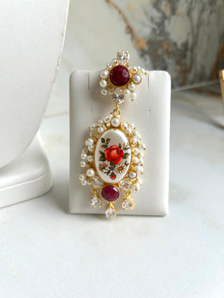 PhoolRani फूलरानी Ruby Tika Set