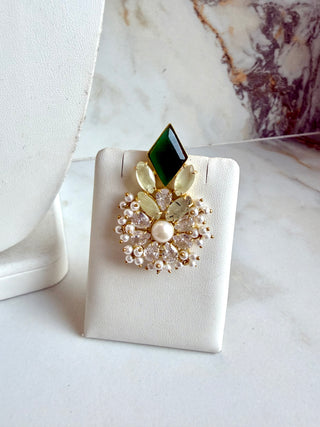 Emerald Royale – Statement Choker Set