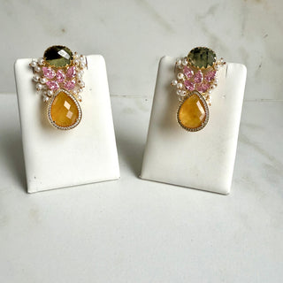 Neel Tara Orange Earrings