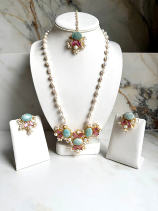Luxury Amzonite Mala Set