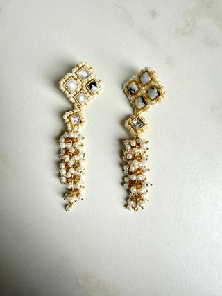 Neel Tara Pearl Cascade Earrings