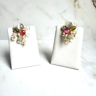 Sona Pink Multi Earrings