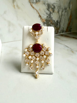 Jodhaa Ruby Tika Set