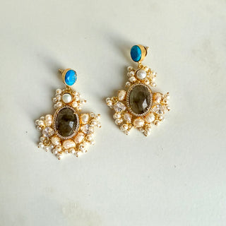 Labradorite Earrings