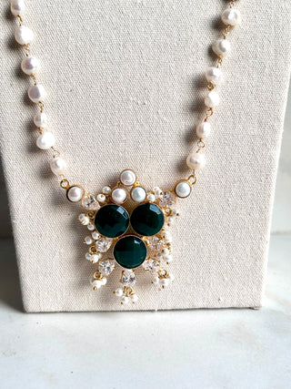 Emerald Green Mala Set