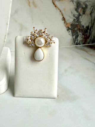 Aqua Tara Pearl Choker Set