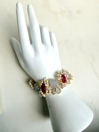Grey Ruby Bracelt