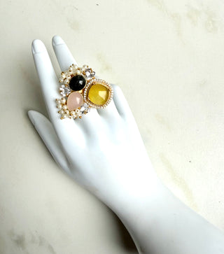 Lemon Crystal Ring
