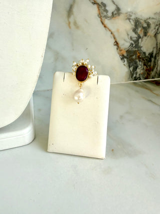 Aurelia Ruby Pearl Set