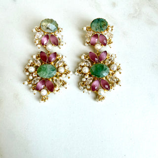 Luna Verde Statememt Earrings