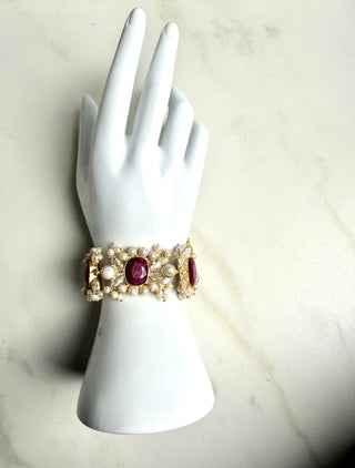 Ruby Crystal Bracelet