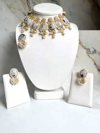 Serene Speckled Statement Set