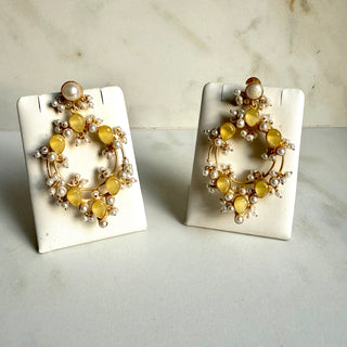 Syma Lemon Earrings