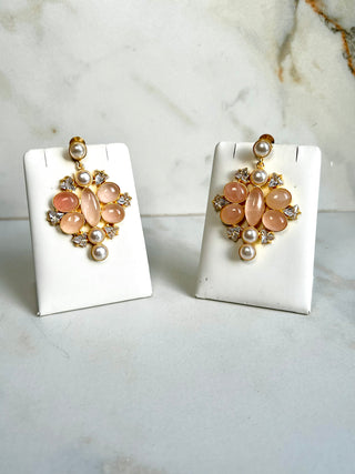 Quartz Drop Earrings