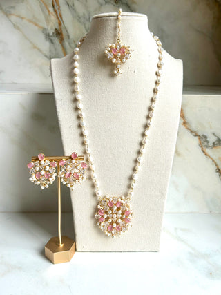 Nafisa Pink Mala Set