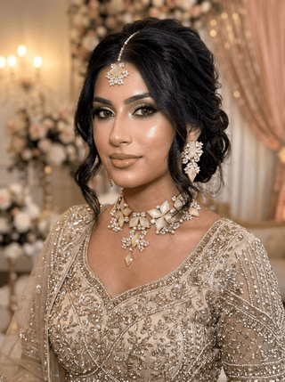 Royale Golden Jewellery Set - Meeraa Jewels