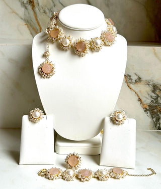 Mother Of Pearl Necklace Set